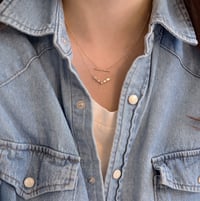 Image 3 of Deco Baguette Statement Necklace