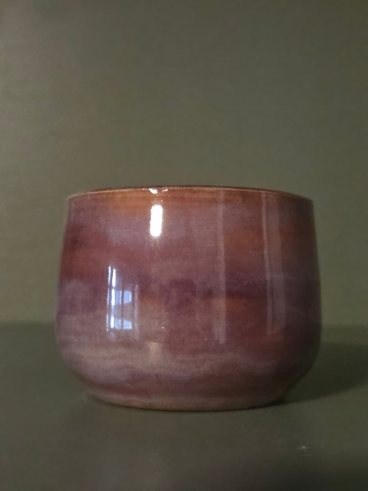 Image of Round bottom purply cup
