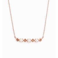 Image 1 of Sparkling Opal Bar Necklace