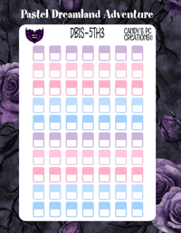 Image 3 of Date Box Small Theme 5  1-24 Choose A Color and Font