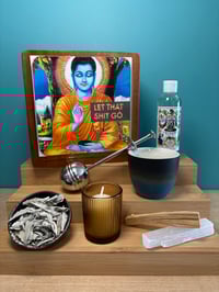 Image 2 of Buddha Letting Go KeepSacred Bundle Box