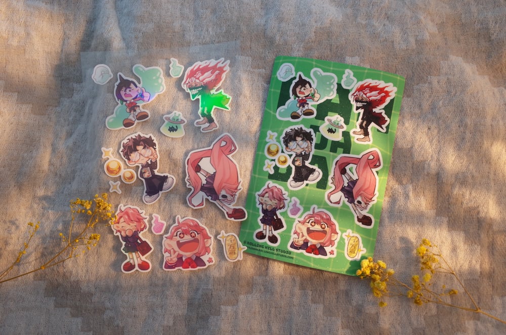 Image of Dandadan S1 Sticker Sheet 