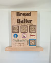 Image 2 of Social Media QR Scan Sign Deluxe
