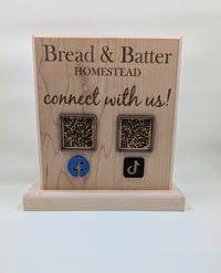 Image 1 of Social Media QR Scan Sign Medium