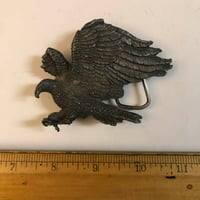 Image 1 of 1980 eagle belt buckle USA