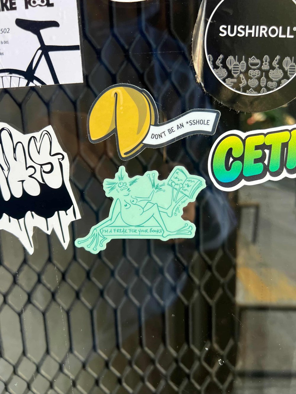 Image of 'Freak for your Books' Sticker