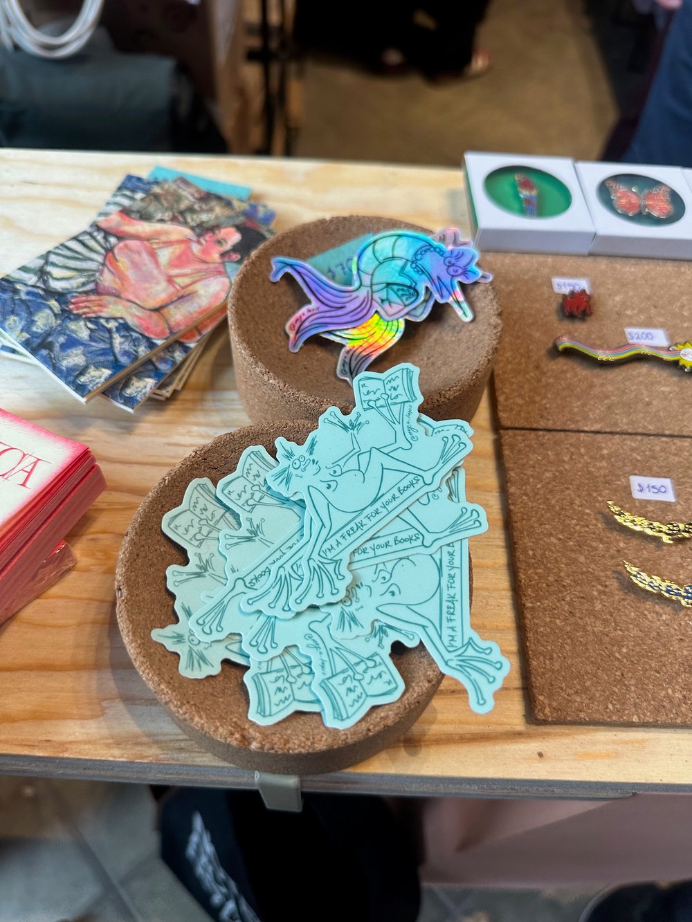 Image of 'Freak for your Books' Sticker