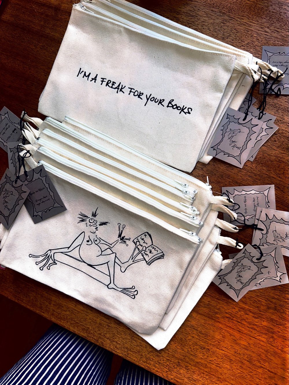 Image of I'm a freak for your books Pouch