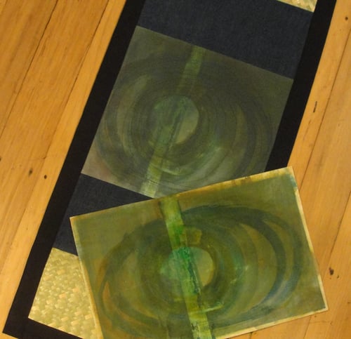 Image of The Taste of Water- small runner for table or sideboard/dresser