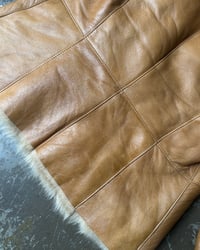 Image 9 of TAN LEATHER & FUR JACKET