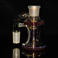 Image 4 of  CRUSHED OPAL > GREEN AMBER PURPLE 18x18 DRY ASH CATCHER