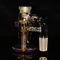 Image 3 of  CRUSHED OPAL > GREEN AMBER PURPLE 18x18 DRY ASH CATCHER