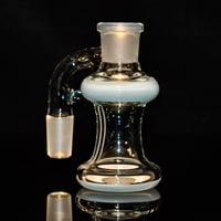 Image 4 of TRANSPARENT MARINA > DENSE WHITE SATIN & TRANSPARENT MARINA 18x18 DRY ASH CATCHER