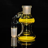 Image 4 of YELLOW OPAL > ICY WHITE SATIN & BLUE STARDUST 18x18 DRY ASH CATCHER