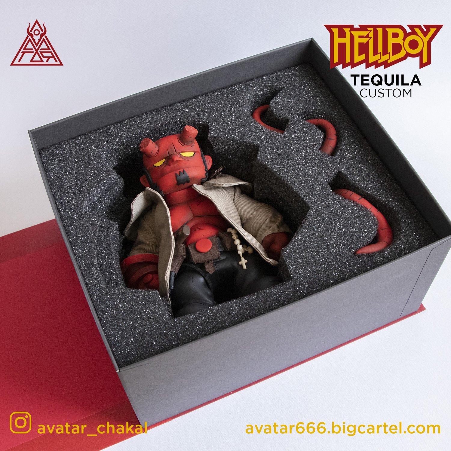 Image of Hellboy - Tequila custom