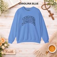 Image 3 of Jesus Crewneck Sweatshirt — Classic Christian Faith Pullover