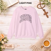 Image 4 of Jesus Crewneck Sweatshirt — Classic Christian Faith Pullover