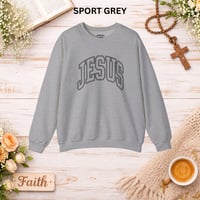Image 11 of Jesus Crewneck Sweatshirt — Classic Christian Faith Pullover