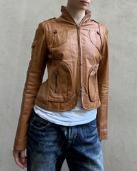 Image 7 of TAN LEATHER JACKET