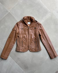 Image 3 of TAN LEATHER JACKET