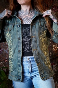 Image 3 of Lazarus Vintage Wash Denim Jacket