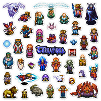 Image 1 of Terranigma Sticker/Magnet Sets (43 Pieces)