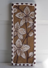 Image 2 of Ochre Orchids orignal plaster artwork