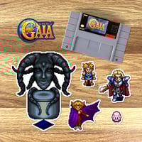 Image 3 of Illusion of Gaia Sticker/Magnet Sets (34 Pieces)