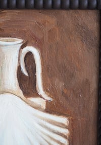 Image 4 of Greek Shell Flask original oil painting artwork