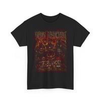 Image 2 of TREZ MUERTOZ “TZMZ” T-Shirt – Death Cult Chaos in Blood & Fire