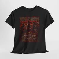 Image 1 of TREZ MUERTOZ “TZMZ” T-Shirt – Death Cult Chaos in Blood & Fire