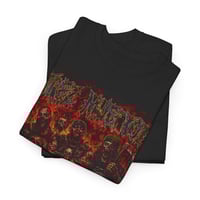 Image 3 of TREZ MUERTOZ “TZMZ” T-Shirt – Death Cult Chaos in Blood & Fire