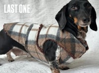 Image 1 of Soft Brown Check Chest Cover Coat