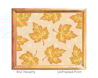 Image 1 of RnJ_MapleLeaf_Ora UnFramed Print