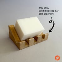 Image 1 of Bamboo Solid Dish Soap Tray