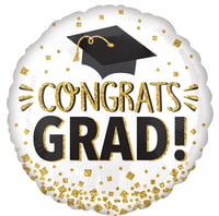 Gold Congrats Balloon