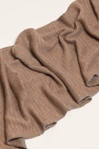 Image 5 of set of baby alpaca fine wide scarfs _ honey