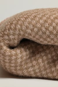 Image 1 of brushed alpaca and silk throw