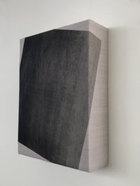 Image 2 of stitched silk composition (black) 3d