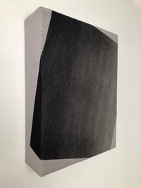 Image 1 of stitched silk composition (black) 3d