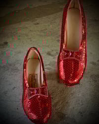 Image 3 of Dorothy's Ruby Slippers The wizard of Oz inspired replicas (modern wearable version) 