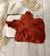 Image 4 of Photo prop | Sitter set for photo shoots |  Ayla | 9-12 months | glitter dusty orange|