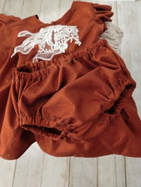 Image 5 of Photo prop | Sitter set for photo shoots |  Ayla | 9-12 months | glitter dusty orange|