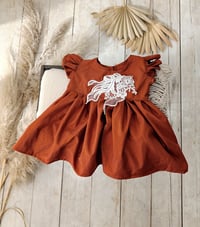 Image 6 of Photo prop | Sitter set for photo shoots |  Ayla | 9-12 months | glitter dusty orange|