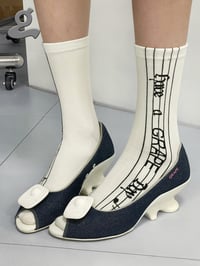 Image 3 of Slogan Crew Socks
