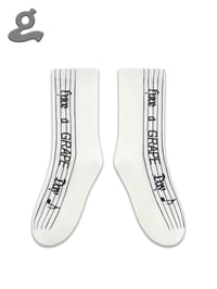 Image 4 of Slogan Crew Socks