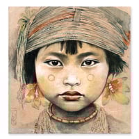 Image 1 of Peinture originale - "Les plumes de Guacamayo" - Amazonie péruvienne