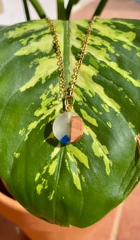 Isla - Collana Artigianale in Legno e Resina