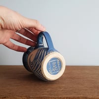 Image 5 of Waves Sgraffito Mug #4