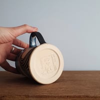 Image 5 of Waves Sgraffito Mug #6